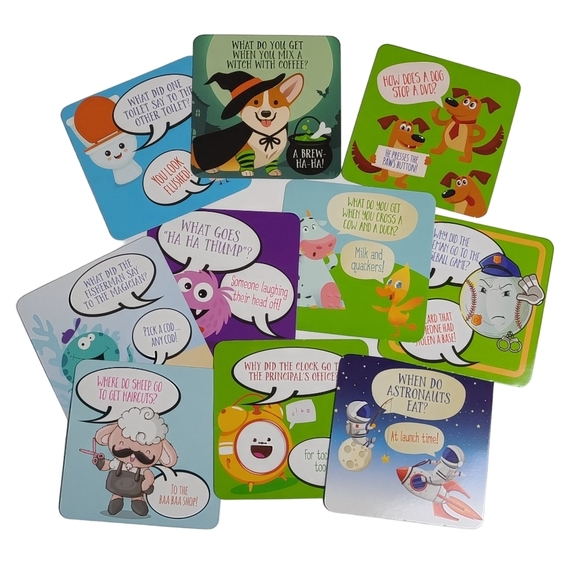 Lunch Box Jokes Set of 60 Cards Kids - Picture 3 of 4